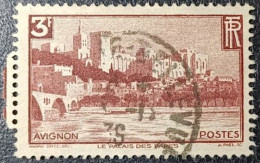 FRANCE Timbre Y&T N° 391. 3Fr AVIGNON. 1936 (USED) - Used Stamps