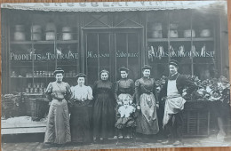 EPICERIE LABOURIER 5 RUE DES ÉCOLES COMMERCE  CARTE PHOTO - Other & Unclassified