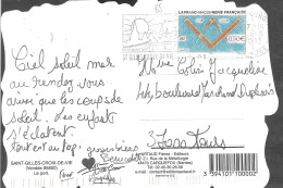 VENDEE 85  - ST GILLES CROIX DE VIE  - CITE MARITIME  - TIMBRE N° 3581 - TARIF 1 6 03  - SEUL SUR LETTRE   -2003 - Mechanical Postmarks (Advertisement)