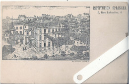 75 Paris IX, Rue Laferrière, Institution Springer, Carte Dessinée, D09.116 - Distretto: 09
