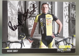 Autographe René Obst Nutrixxon - Radsport