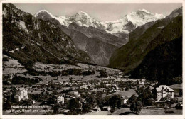 Wilderswil Bei Interlaken Mit Eiger, Mönch Und Jungfrau (541) * 17. 6. 1938 - Wilderswil