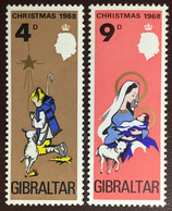Gibraltar 1968 Christmas MNH - Gibilterra