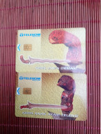 2 Phonecard Malaysia  USED   Rare - Maleisië