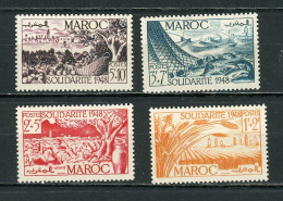 MAROC: SOLIDARITÉ N° Yvert 271/274** - Unused Stamps
