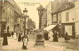 76 - Le Tréport - La Rue De Paris Et La Croix De Grès - Animée - CPA - Voir Scans Recto-Verso - Le Treport