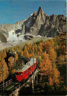 Trains - Chamonix-Mont Blanc - Le Train Du Montenvers - L'Aiguille Du Dru - Carte Neuve - CPM - Voir Scans Recto-Verso - Treinen