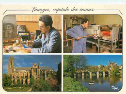 87 - Limoges - Capitale Des Emaux - Multivues - Artisanat - CPM - Voir Scans Recto-Verso - Limoges