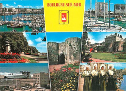 62 - Boulogne Sur Mer - Multivues - Blasons - Folklore - CPM - Carte Neuve - Voir Scans Recto-Verso - Boulogne Sur Mer