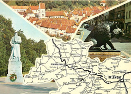 Suisse - JU Jura - Jura Suisse - Multivues - Carte Géographique - CPM - Carte Neuve - Voir Scans Recto-Verso - Sonstige & Ohne Zuordnung