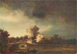 Art - Peinture - Rembrandt Van Rijn - Le Port De Pierre - CPM - Voir Scans Recto-Verso - Paintings
