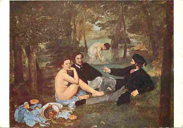Art - Peinture - Edouard Manet - Le Déjeuner Sur L'Herbe - CPM - Voir Scans Recto-Verso - Paintings