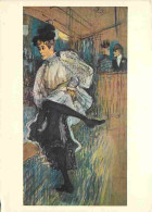 Art - Peinture - Henri De Toulouse Lautrec - Jane Avril Dansant - CPM - Voir Scans Recto-Verso - Paintings