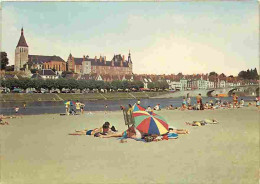 45 - Gien - La Plage Au Bord De La Loire - Flamme Postale - CPM - Voir Scans Recto-Verso - Gien