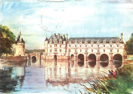 37 - Chenonceau - Le Château - Art Peinture - CPM - Voir Scans Recto-Verso - Chenonceaux