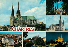 28 - Chartres - Cathédrale Notre Dame - Multivues - CPM - Voir Scans Recto-Verso - Chartres