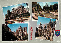 18 - Bourges - Multivues - Blasons - CPM - Voir Scans Recto-Verso - Bourges
