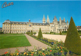 14 - Caen - L'Abbaye Aux Hommes, Vue Des Jardins De L'esplanade - Fleurs - Carte Neuve - CPM - Voir Scans Recto-Verso - Caen