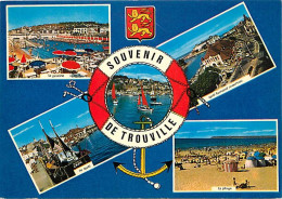 14 - Trouville - Multivues - Plage - Bateaux - Blasons - Carte Neuve - CPM - Voir Scans Recto-Verso - Trouville