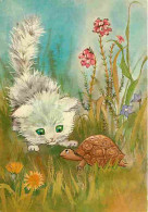 Animaux - Chats - Dessin - Tortue - Carte Neuve - CPM - Voir Scans Recto-Verso - Chats