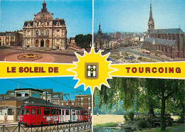 59 - Tourcoing - Multivues - Trains - TER - CPM - Voir Scans Recto-Verso - Tourcoing