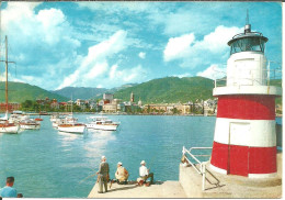 Rapallo (Genova) Faro E Scorcio Panoramico Del Porto, Lighthouse And Panoramic View Of The Harbour, Le Port, Der Hafen - Genova (Genoa)