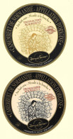 2 Etiqu. Camembert FROMAGERIE BOURSAULT Affineur J. Vernier From. VAL D'AY 50 Neuves - Cheese