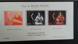 FRANCE  DOCUMENT Pour Le MUSEE POSTAL  "le Nouveau Né" De Georges De La Tour - Documenten Van De Post