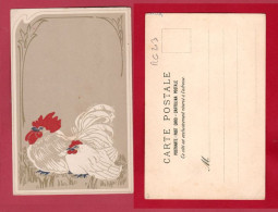 AE483 FANTAISIES CARTE ART NOUVEAU COQ POULE NAGASAKI DESSIN ALENTOURS DE 1900 - Tuck, Raphael