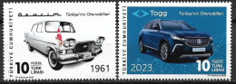 TURQUIE TURKEY TUERKEI 2023 Serie Set Serie, Automobile/Car/oldtimer ** Devrim - Togg - Auto's