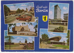 Berlin: OPEL REKORD A COUPÉ, VW 1200 KÄFER/COX, 1500 NOTCHBACK - Philharmonie, Europa-Center, Kongreßhalle (Deutschland) - Passenger Cars