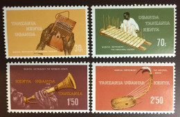 Kenya Uganda Tanzania 1970 Musical Instruments MNH - Kenya, Ouganda & Tanzanie