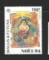 Wallis & Futuna Islands 1994 Christmas 150 Fr. Airmail Single MNH - Nuevos