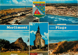 62 MERLIMONT PLAGE MUTIVUES BLASON  - Autres & Non Classés