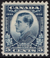 CANADA 1932 KEDVII When POW 5c Blue Ottawa Conference SG316 MH - Used Stamps