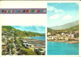 Arenzano (Genova) Vedute: Lungomare E Spiaggia E Veduta Aerea - Genova (Genua)