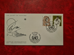 LETTRE / CARTE UNITED NATIONS GENEVE 1984 UN AVENIR POUR LES REFUGIES - Autres & Non Classés