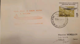 MI) 1958, ARGENTINA, FIRST FLIGHT TO EUROPE CANCELLATION, FROM BUENOS AIRES TO PARIS - FRANCE, AIR MAIL, XF - Oblitérés