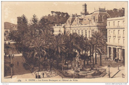 CPA  ALGERIE - BONE -Le Cours Bretagne Et L'Hotel De Ville - Other & Unclassified