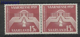 Germany, Saarland 1959 Mi 447 MNH  (ZE5 SAApar447b) - Briefmarken