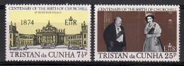 Tristan Da Cunha 1974 Mi 196-197 MNH  (ZS6 TDC196-197) - Sir Winston Churchill