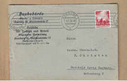 Los Vom 01.06  Briefumschlag Aus Hamburg 1937 - Storia Postale