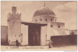 CPA  TUNISIE - KAIROUAN - La Mosquée Sidi Abd-El-Kader - Tunisia