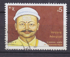 Nepal 2007 Mi. 936, 5 R Pundit Udayananda Arjal, Dichter - Népal