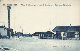 TERGNIER - Place La Concorde Et Rue De La Marne, Cité Des Cheminots. - Other & Unclassified
