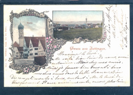 10034 Jettingen - Gruss Aus - Multivue Eglise Et Village - Vue Générale - Autres & Non Classés