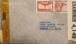 MI) 1945-48, ARGENTINA, CENSORSHIP, FROM BUENOS AIRES TO SWITZERLAND, AIR MAIL, AGRICULTURE, XF - Gebraucht