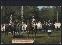 AK Kronprinz Wilhelm Von Preussen Bei Einer Gefechtspause  - Royal Families