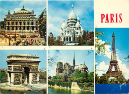 75 PARIS MULTIVUES - Mehransichten, Panoramakarten