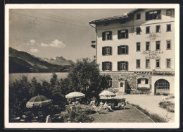 AK St. Moritz, Alkoholfreies Volksheim Und Hotel Bellaval  - Autres & Non Classés